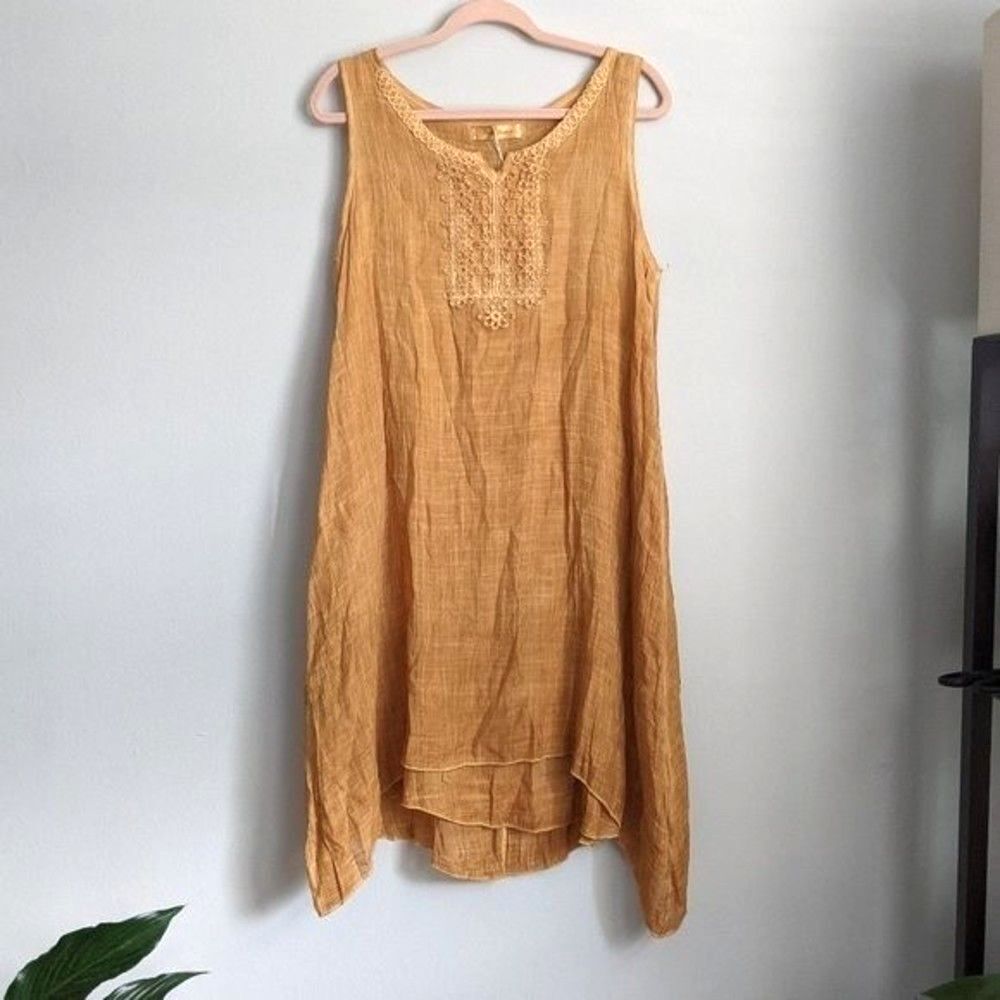 Simply Couture Boho Cotton Blend Dress Sz S